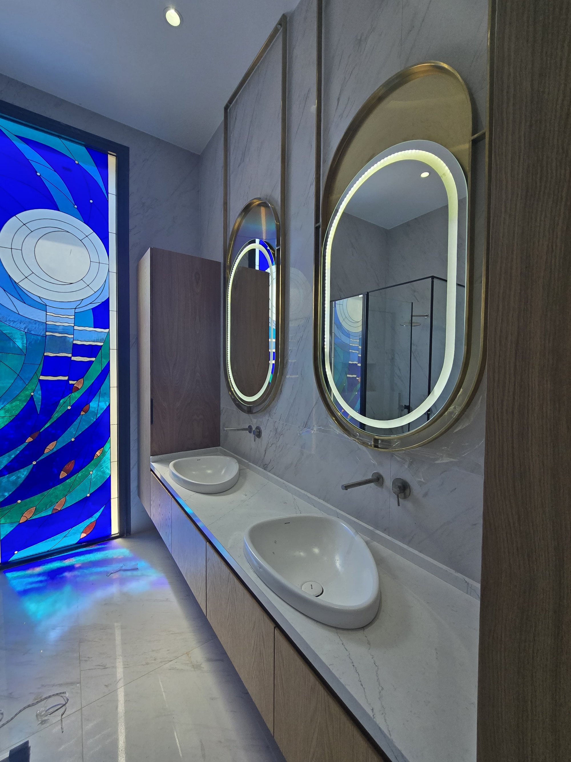 Doğal Kaplamalı Banyo Modelleri